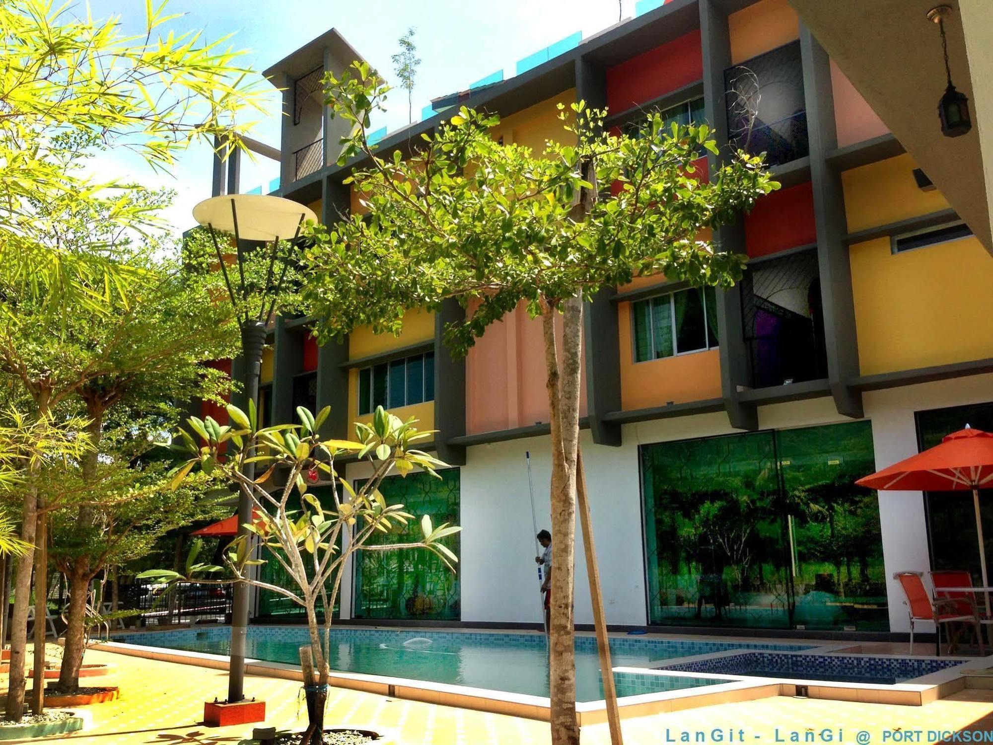 Langit Langi Hotel @ Port Dickson Eksteriør billede